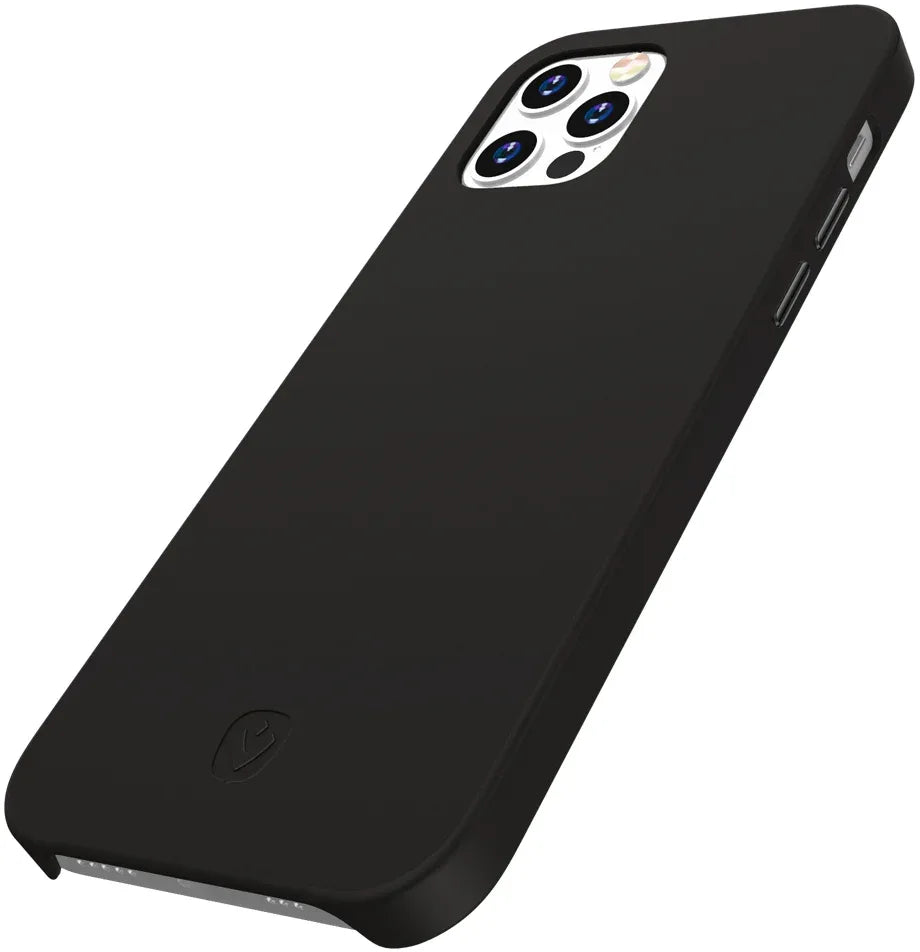 Valenta Leather Back Cover Snap Luxe Apple Iphone 12 Pro Max Black - Essentify