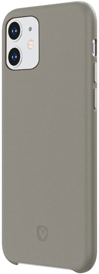 Valenta Leather Back Cover Snap Luxe Apple Iphone 11 Grey - Essentify