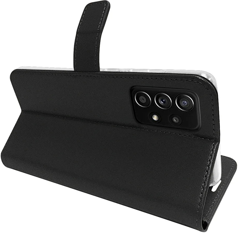 Valenta Book Case Gel Skin Samsung Galaxy A72 4G Black - Essentify