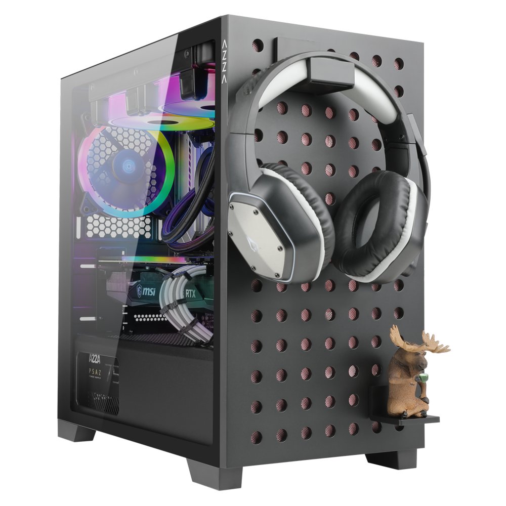 Azza Elise RGB | Micro Tower | Zwart