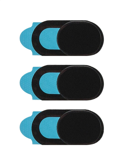 Xccess Selfie Camera Privacy Cover For Mobile Black (3-Pack)
