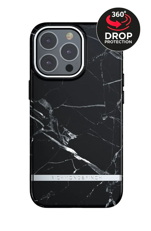 Richmond & Finch Freedom Series One-Piece Apple Iphone 13 Pro Black Marble - Essentify