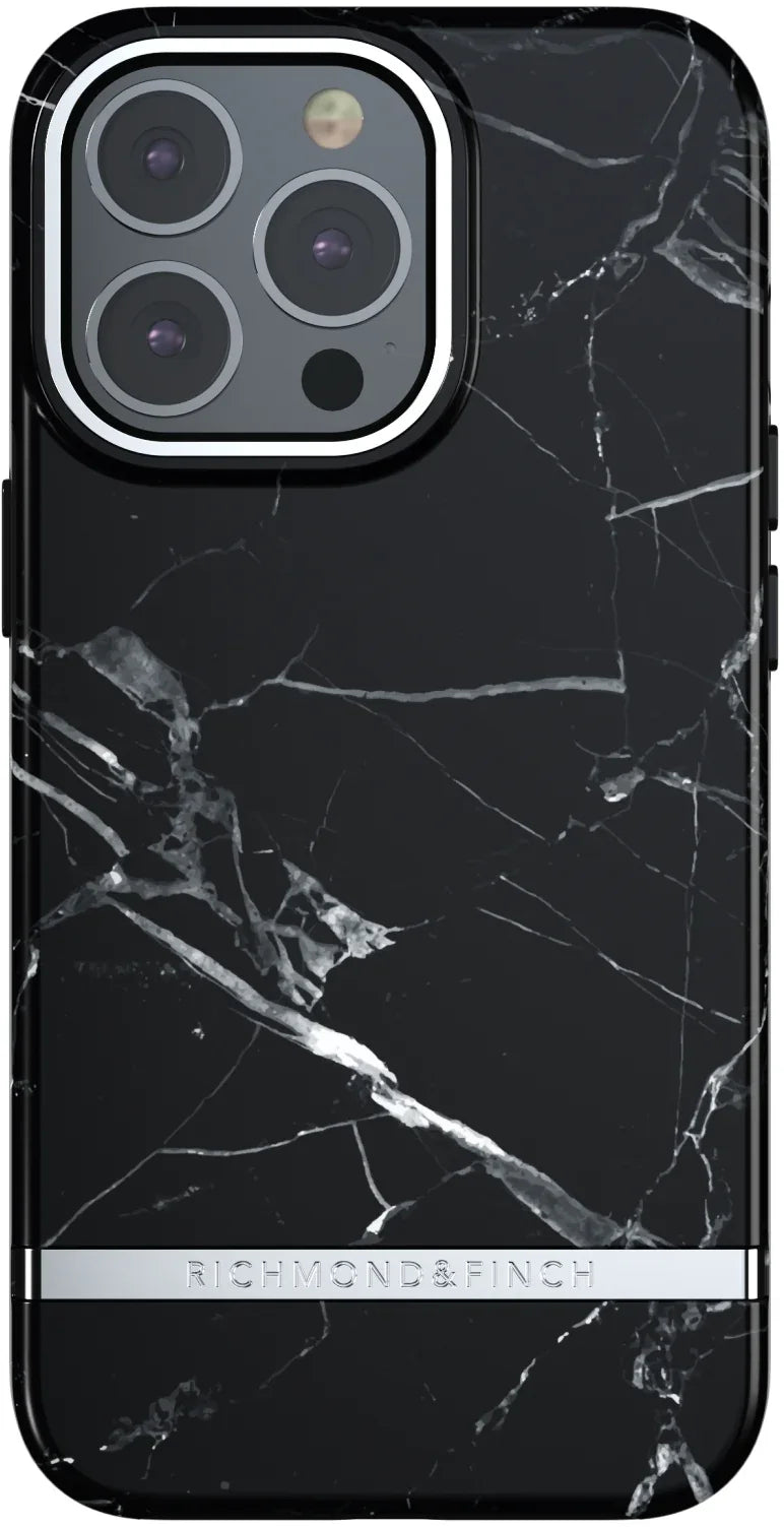 Richmond & Finch Freedom Series One-Piece Apple Iphone 13 Pro Black Marble - Essentify