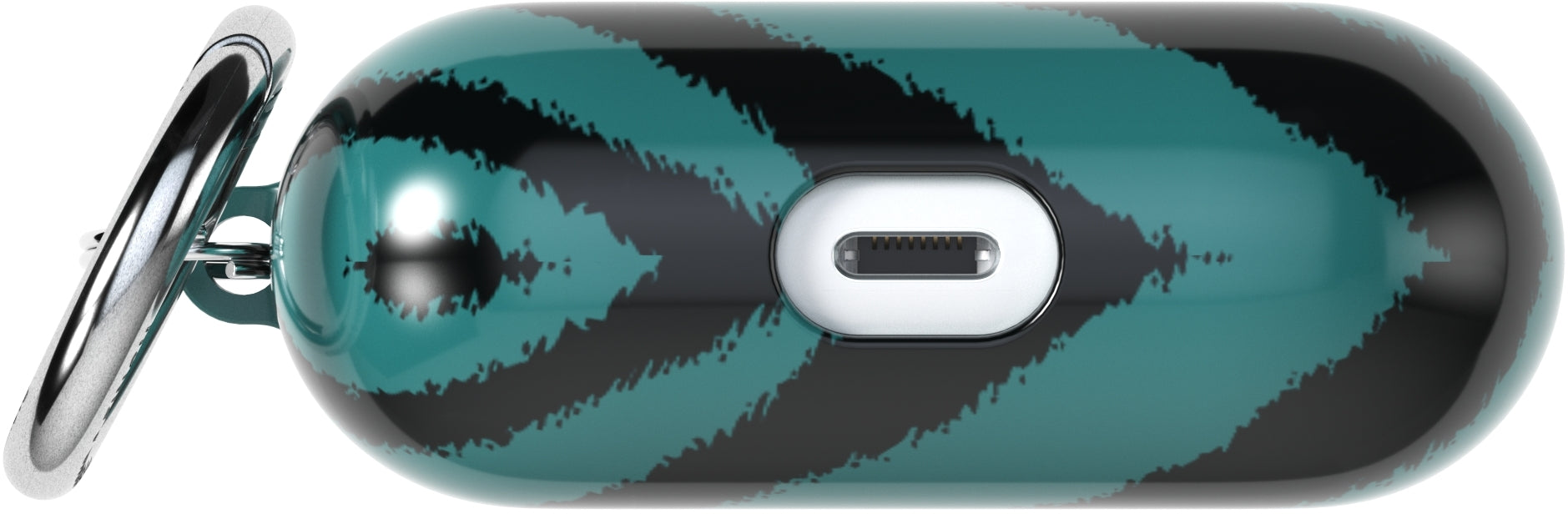 Richmond & Finch Freedom Series Apple Airpod Pro Emerald Zebra