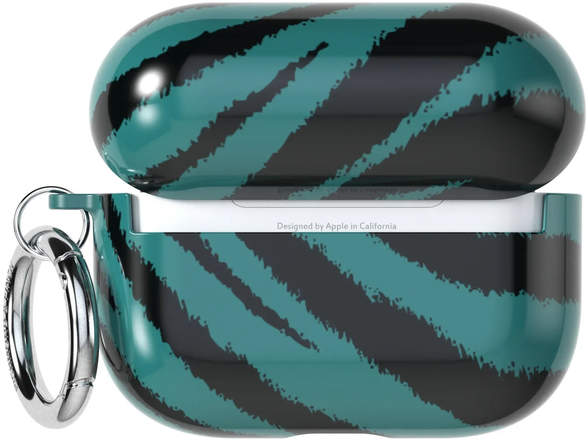 Richmond & Finch Freedom Series Apple Airpod Pro Emerald Zebra - Essentify