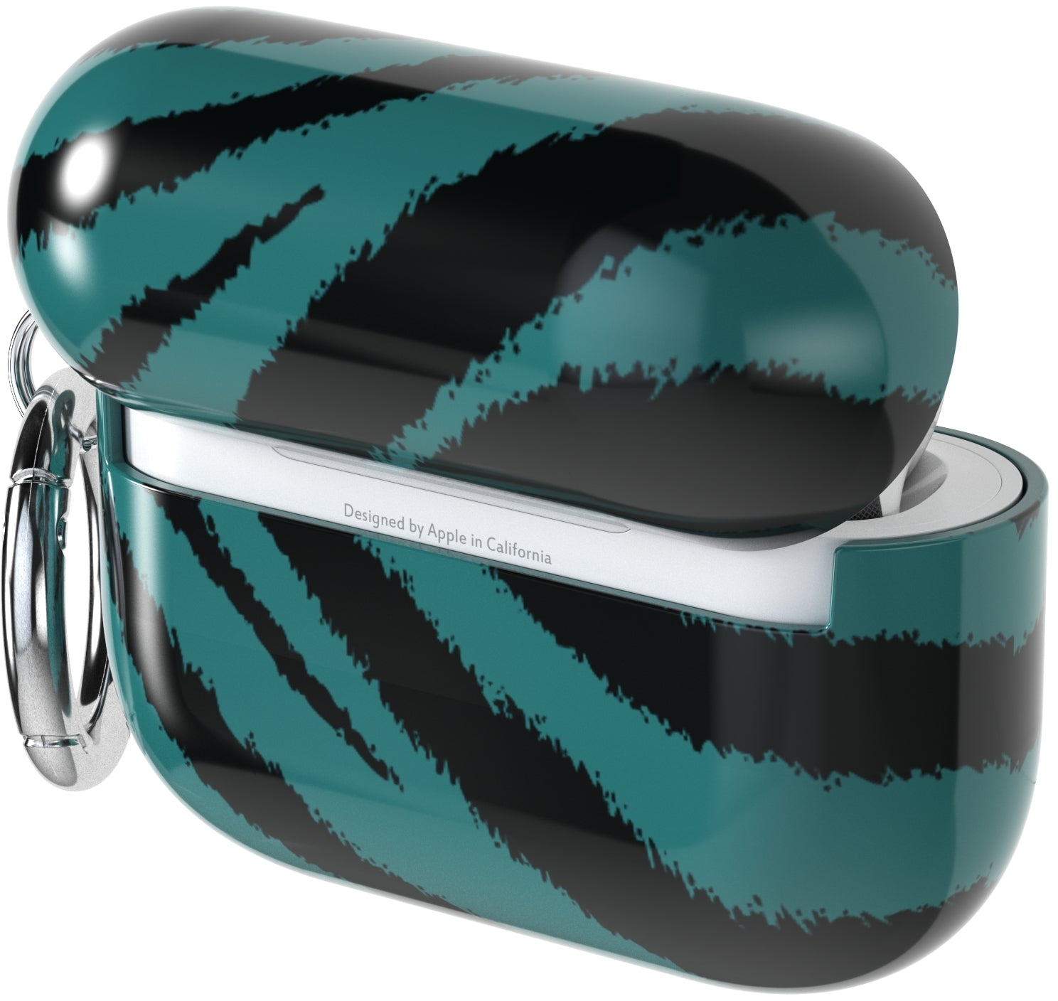 Richmond & Finch Freedom Series Apple Airpod Pro Emerald Zebra