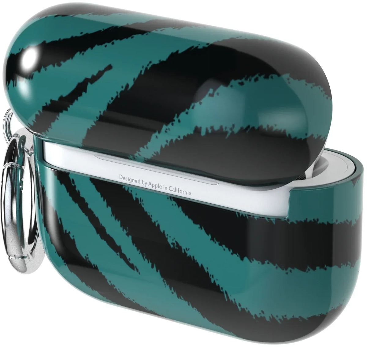 Richmond & Finch Freedom Series Apple Airpod Pro Emerald Zebra - Essentify