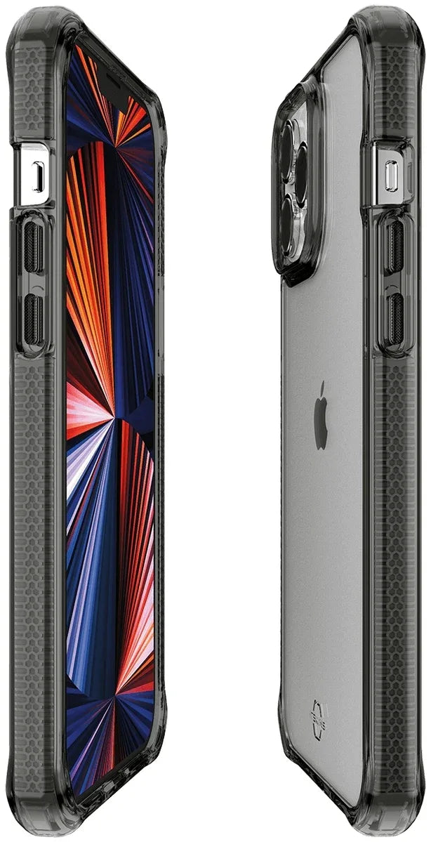 Itskins Level 3 Supremeclear For Apple Iphone 13 Pro Max Smoke/Transparent - Essentify