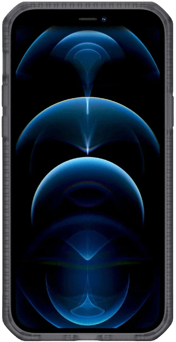 Itskins Level 2 Hybridfrost For Apple Iphone 12 Pro Max Transparent Black - Essentify