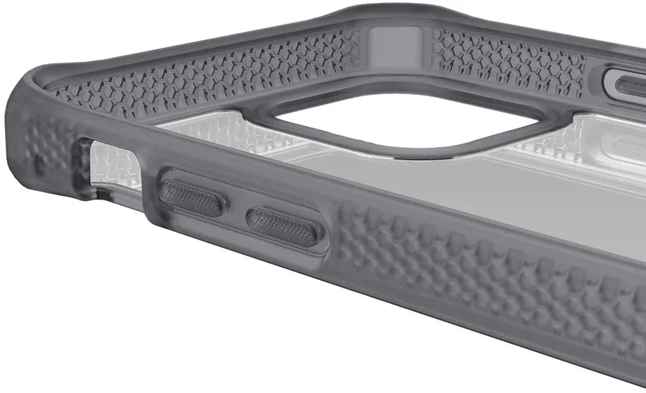 Itskins Level 2 Hybridfrost For Apple Iphone 12 Pro Max Transparent Black - Essentify