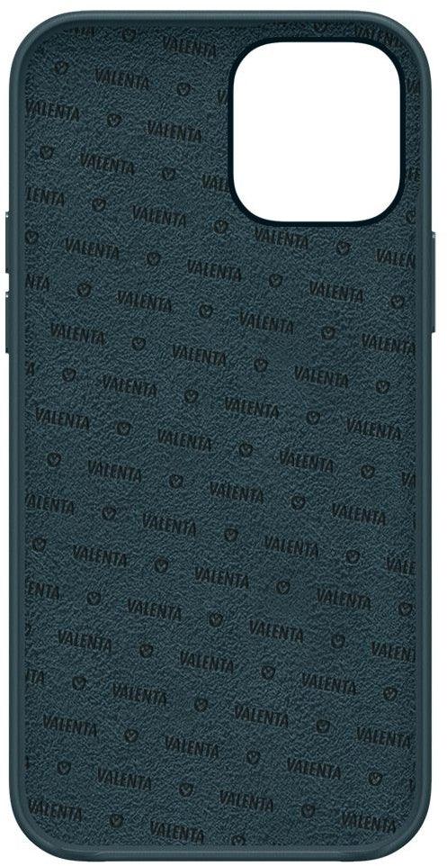 Valenta Leather Back Cover Snap Luxe Apple Iphone 13 Mini Blue - Essentify