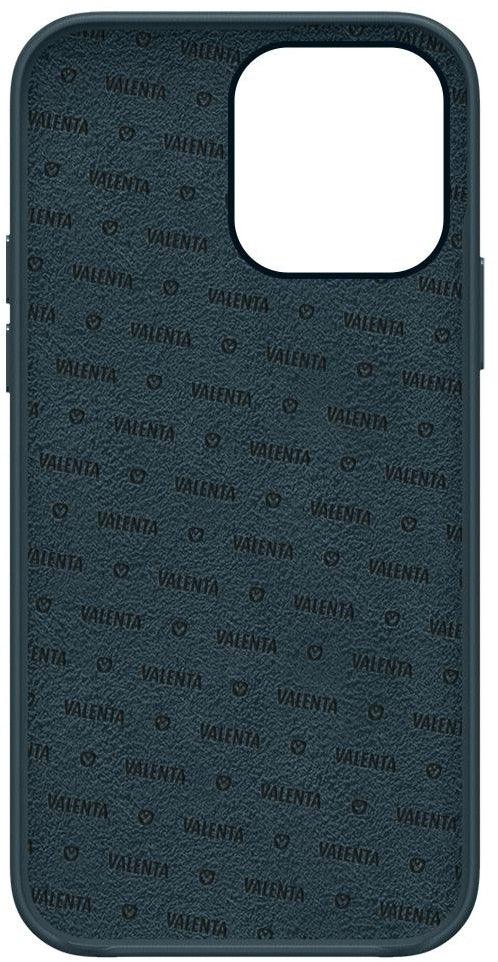 Valenta Leather Back Cover Snap Luxe Apple Iphone 13 Pro Max Blue - Essentify