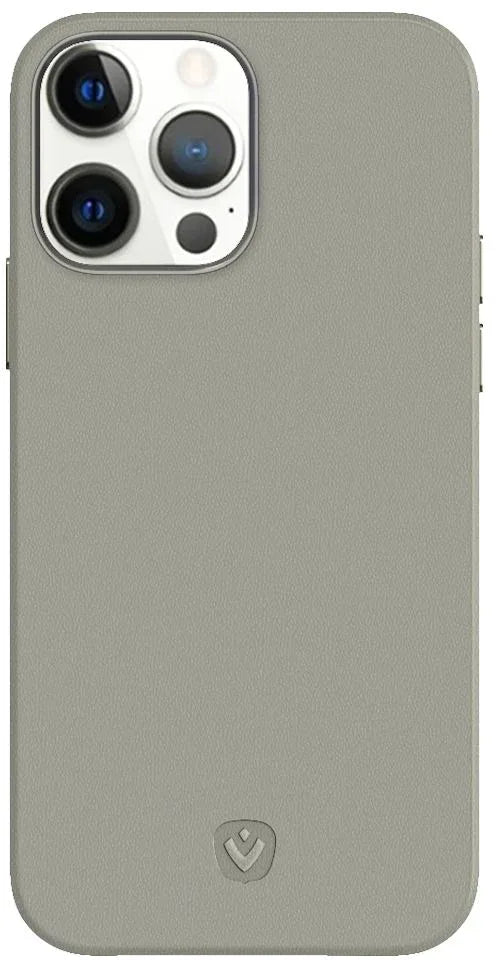 Valenta Leather Back Cover Snap Luxe Apple Iphone 13 Pro Max Grey - Essentify