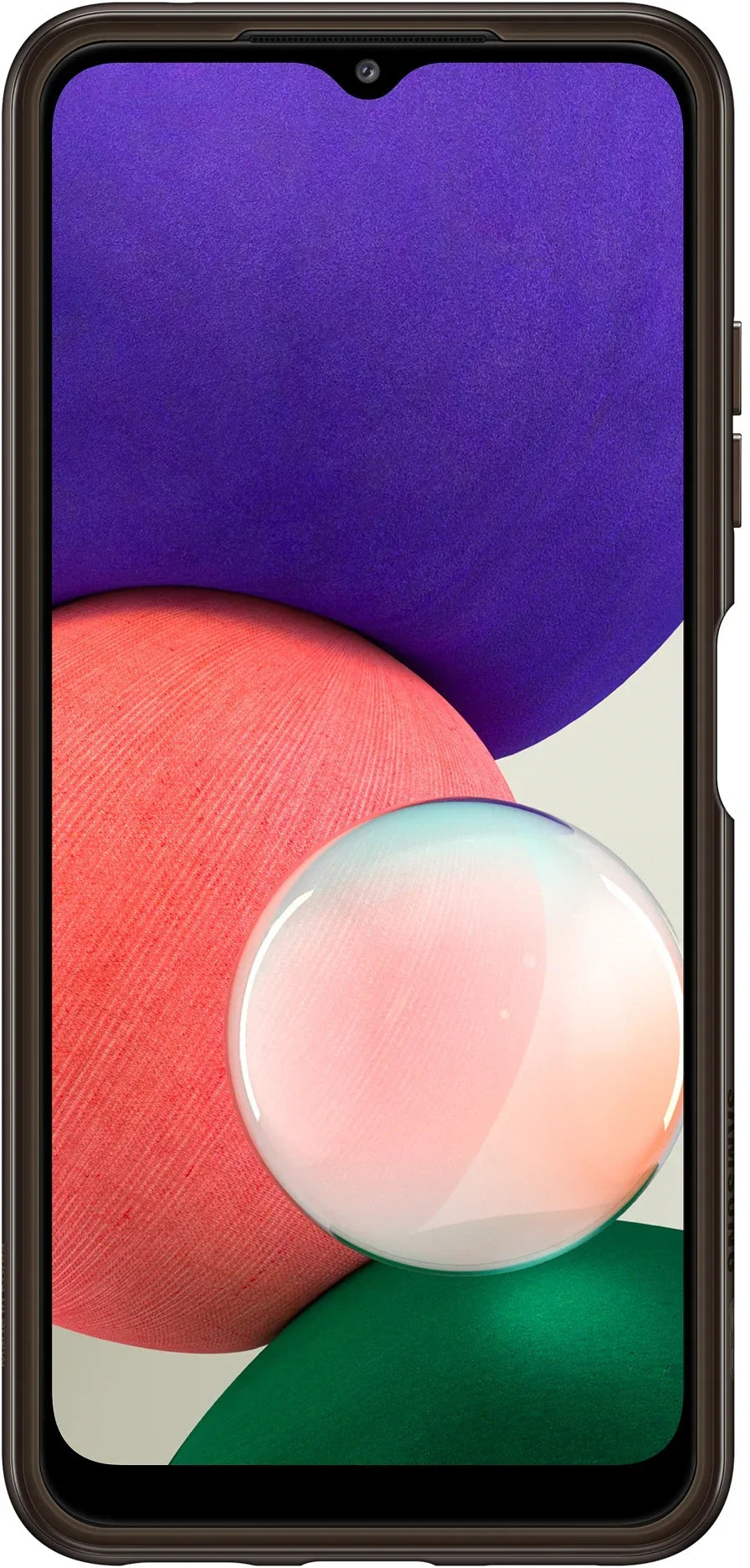 Samsung Soft Clear Cover Galaxy A22 5G Black - Essentify