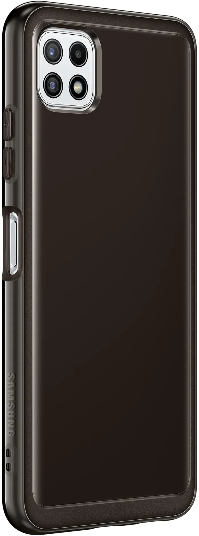 Samsung Soft Clear Cover Galaxy A22 5G Black - Essentify