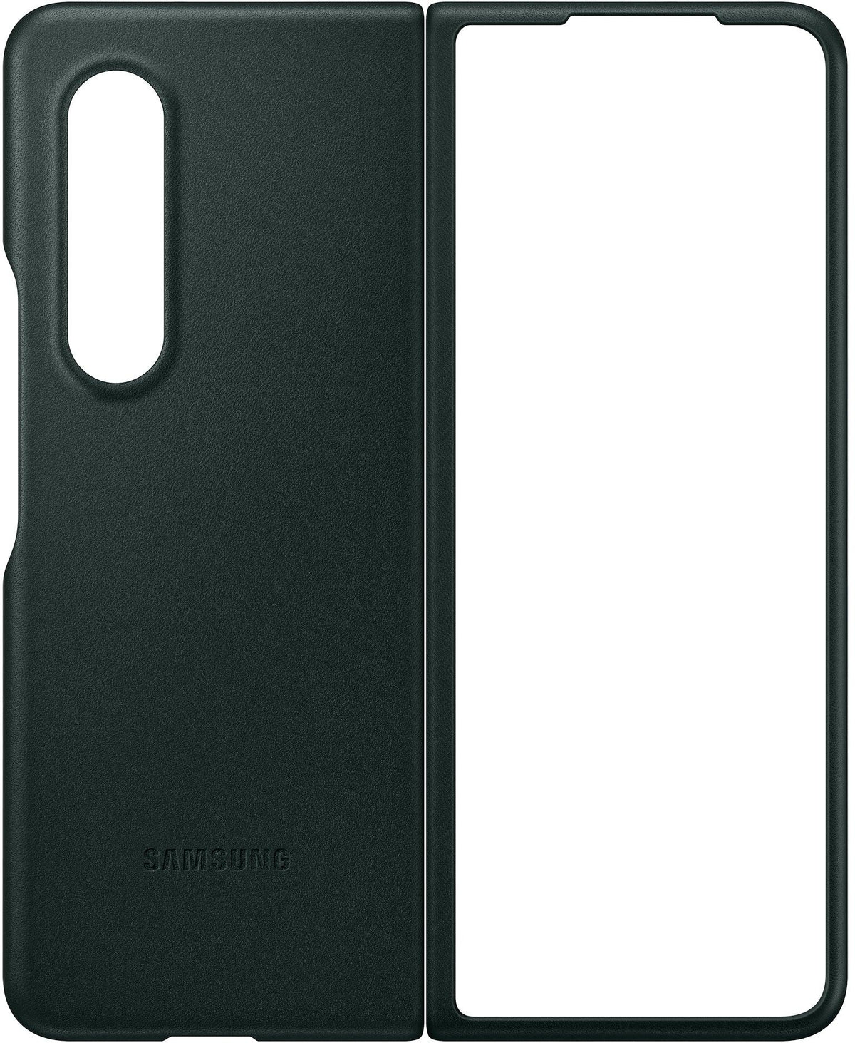 Samsung Leather Cover Galaxy Z Fold3 Green - Essentify