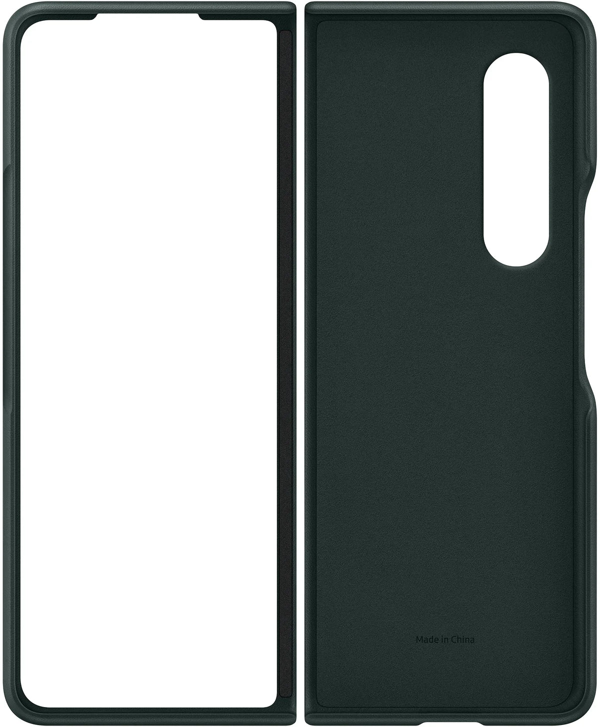 Samsung Leather Cover Galaxy Z Fold3 Green - Essentify