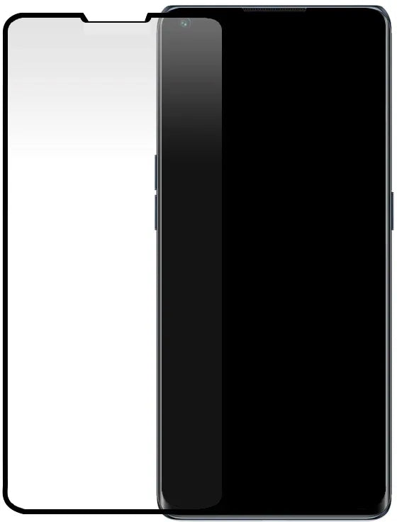 Mobilize Edge-To-Edge Glass Screen Protector Oppo Reno6 Pro 5G Black Edge Glue - Essentify