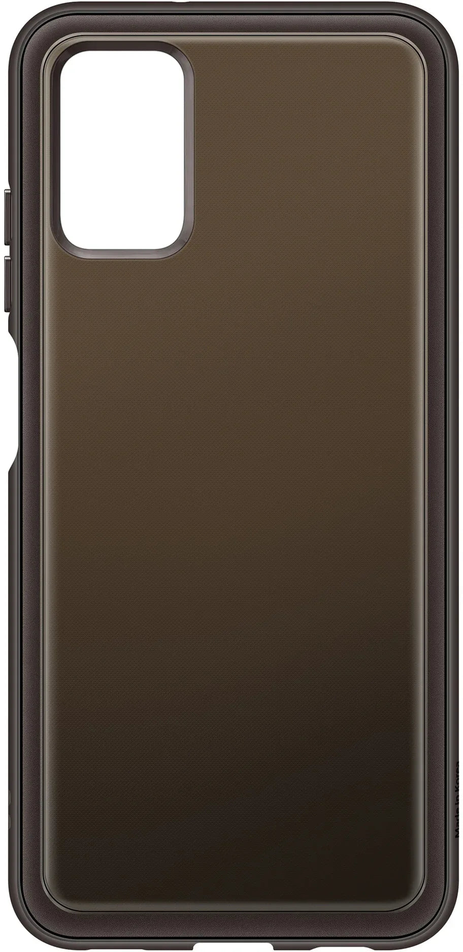 Samsung Soft Clear Cover Galaxy A03S Black - Essentify