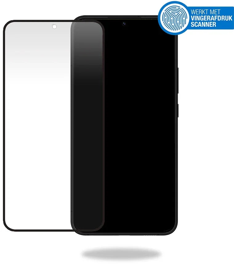 Mobilize Glass Screen Protector - Black Frame - Samsung Galaxy S22+ 5G/S23+ 5G - Essentify