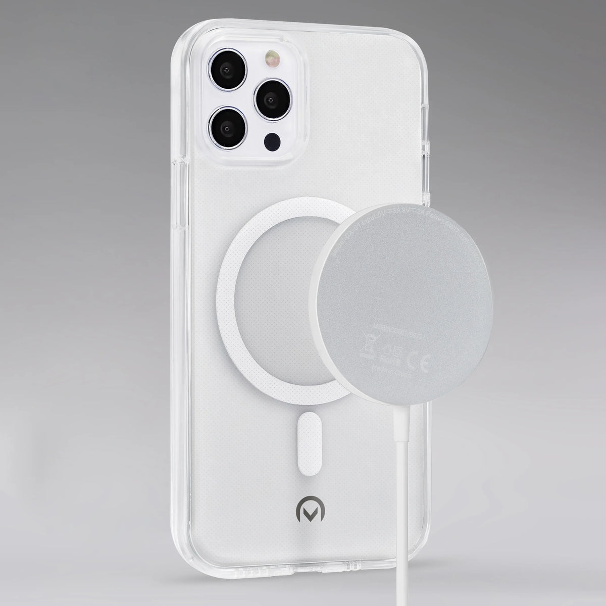 Mobilize Magnetic Wireless Charger Magsafe Compatible 15W White Aluminium - Essentify