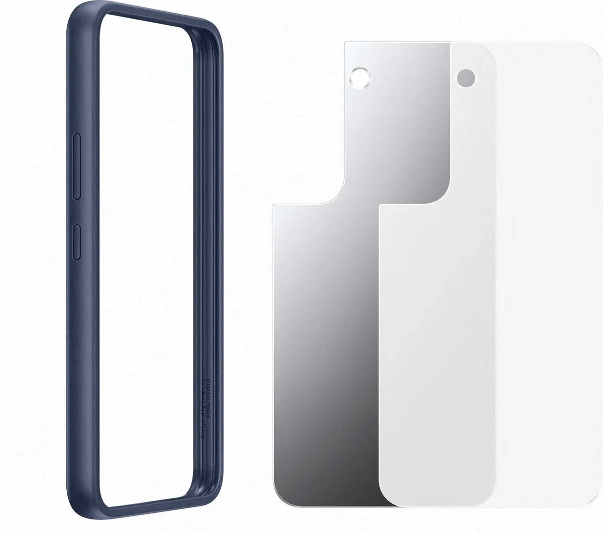 Samsung Frame Cover Galaxy S22 5G Navy - Essentify
