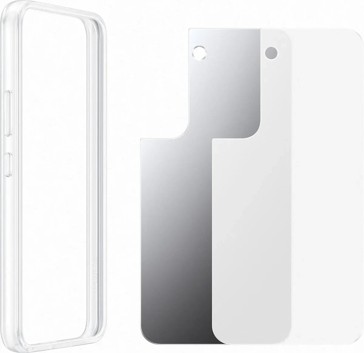 Samsung Frame Cover Galaxy S22 5G Transparent - Essentify