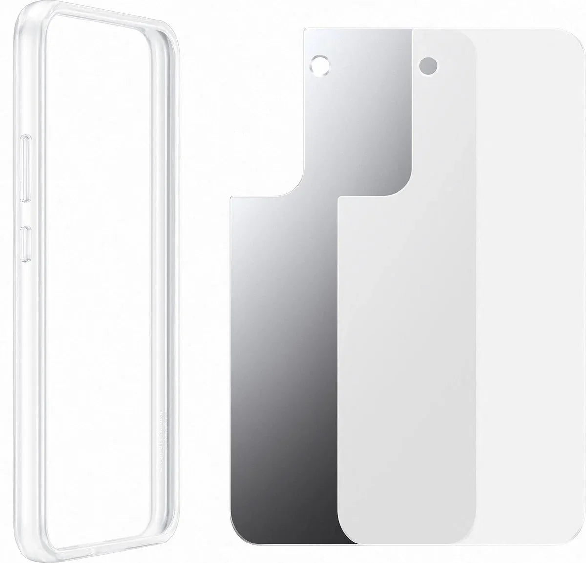 Samsung Frame Cover Galaxy S22+ 5G Transparent - Essentify