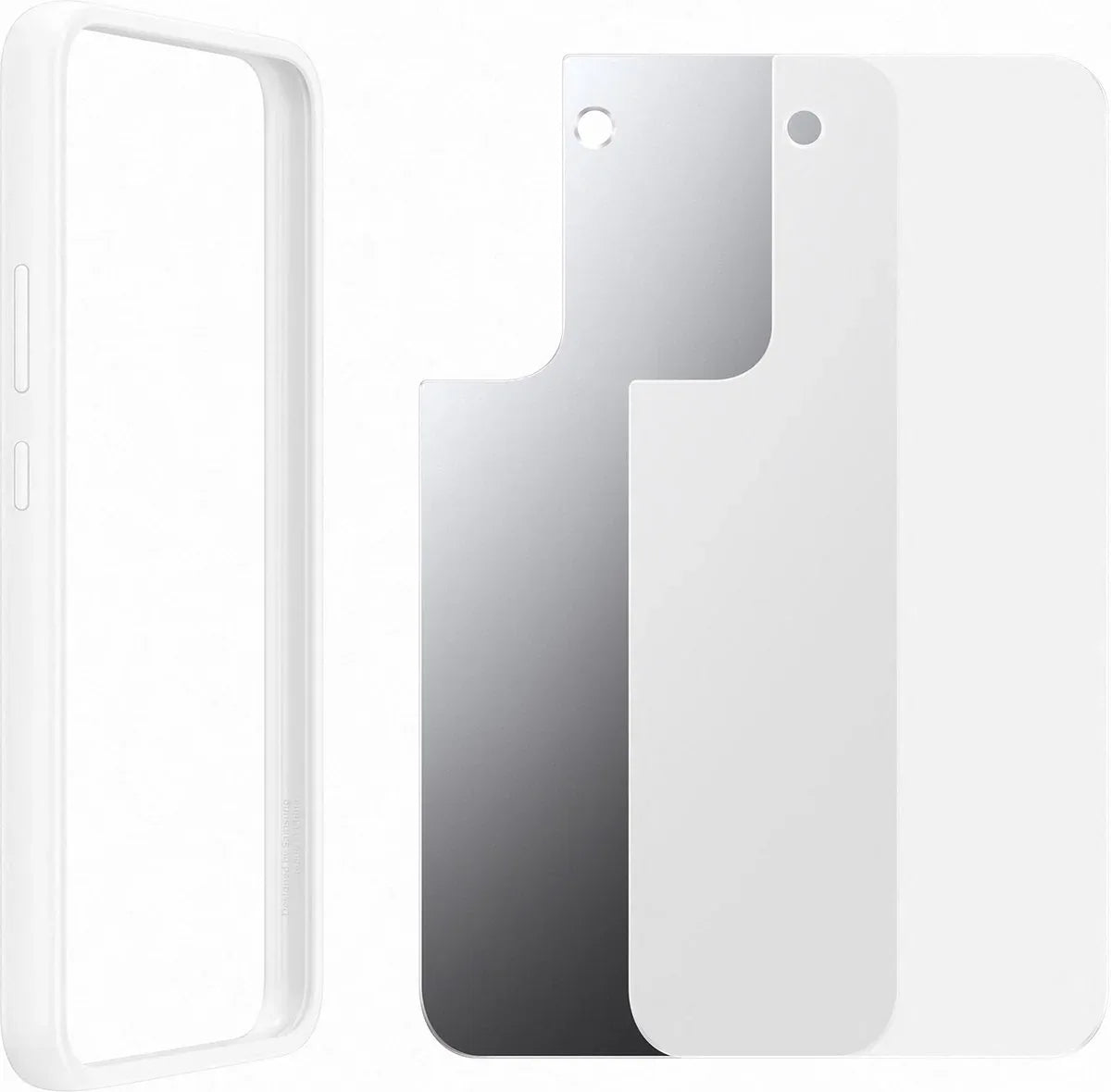 Samsung Frame Cover Galaxy S22+ 5G White - Essentify