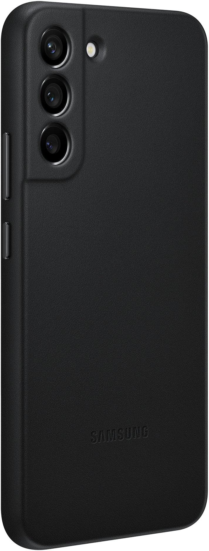 Samsung Leather Cover Galaxy S22+ 5G Black - Essentify