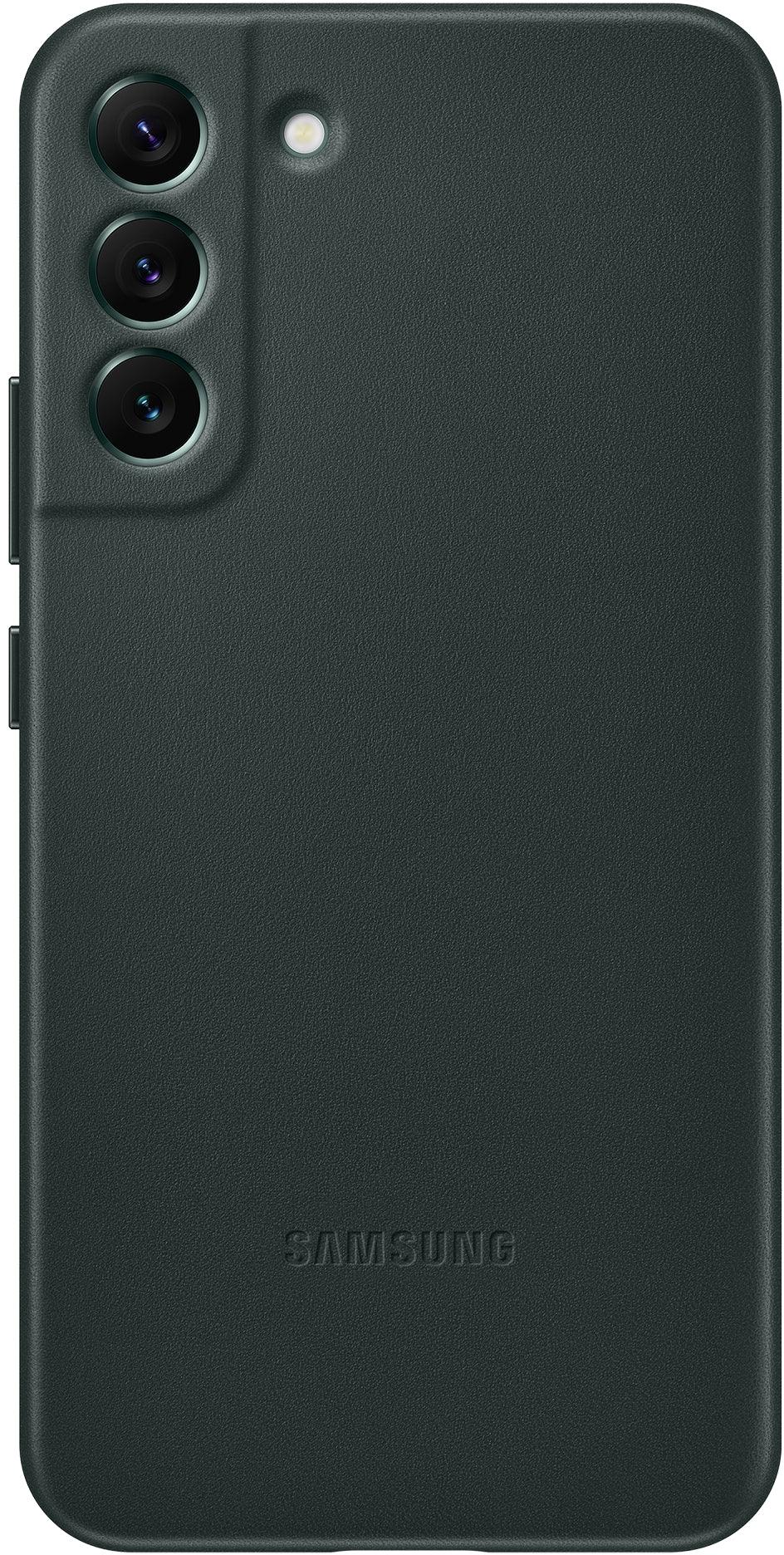 Samsung Leather Cover Galaxy S22+ 5G Forest Green - Essentify