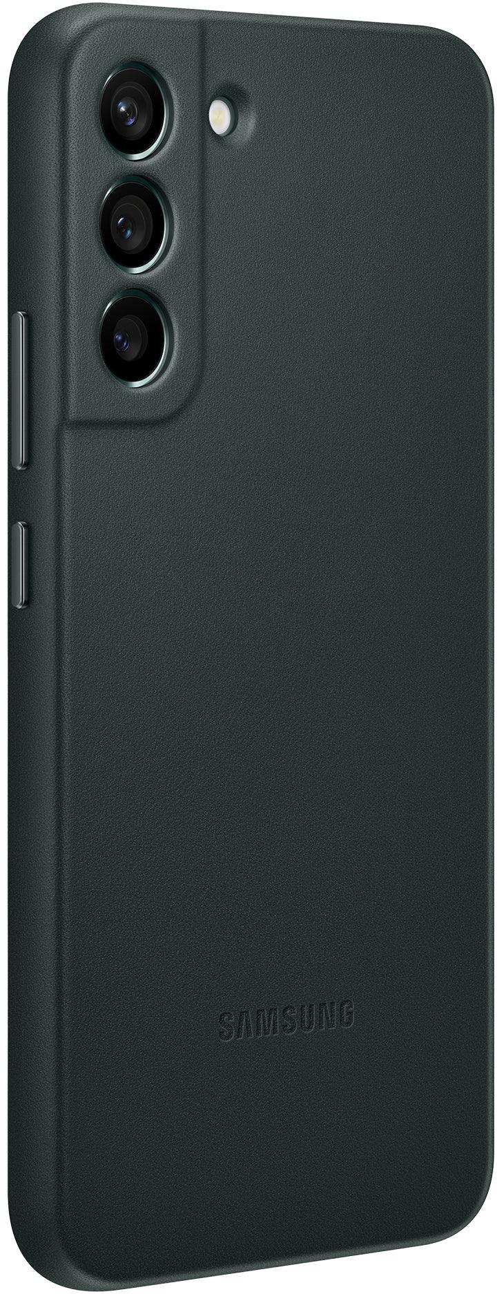 Samsung Leather Cover Galaxy S22+ 5G Forest Green - Essentify
