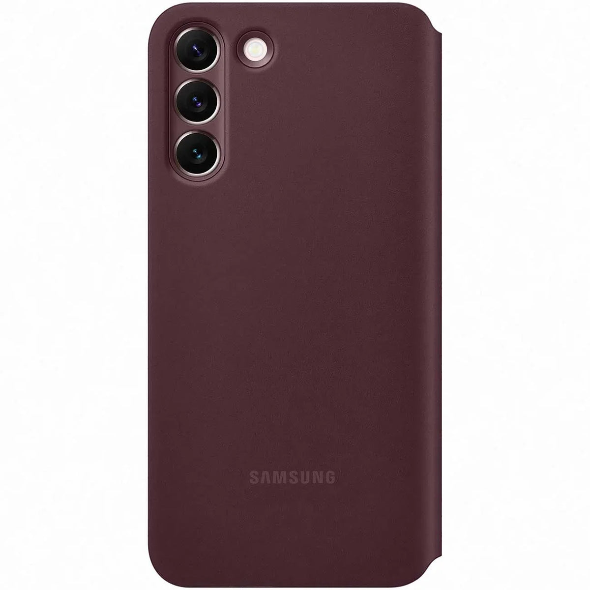 Samsung Smart Clear View Cover Galaxy S22+ 5G Burgundy - Essentify