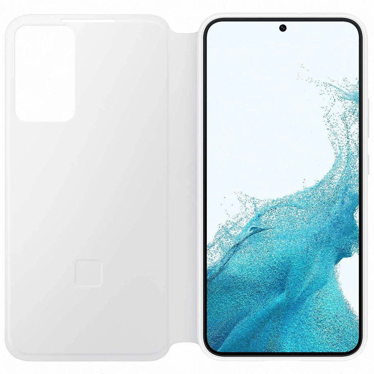 Samsung Smart Clear View Cover Galaxy S22+ 5G White - Essentify