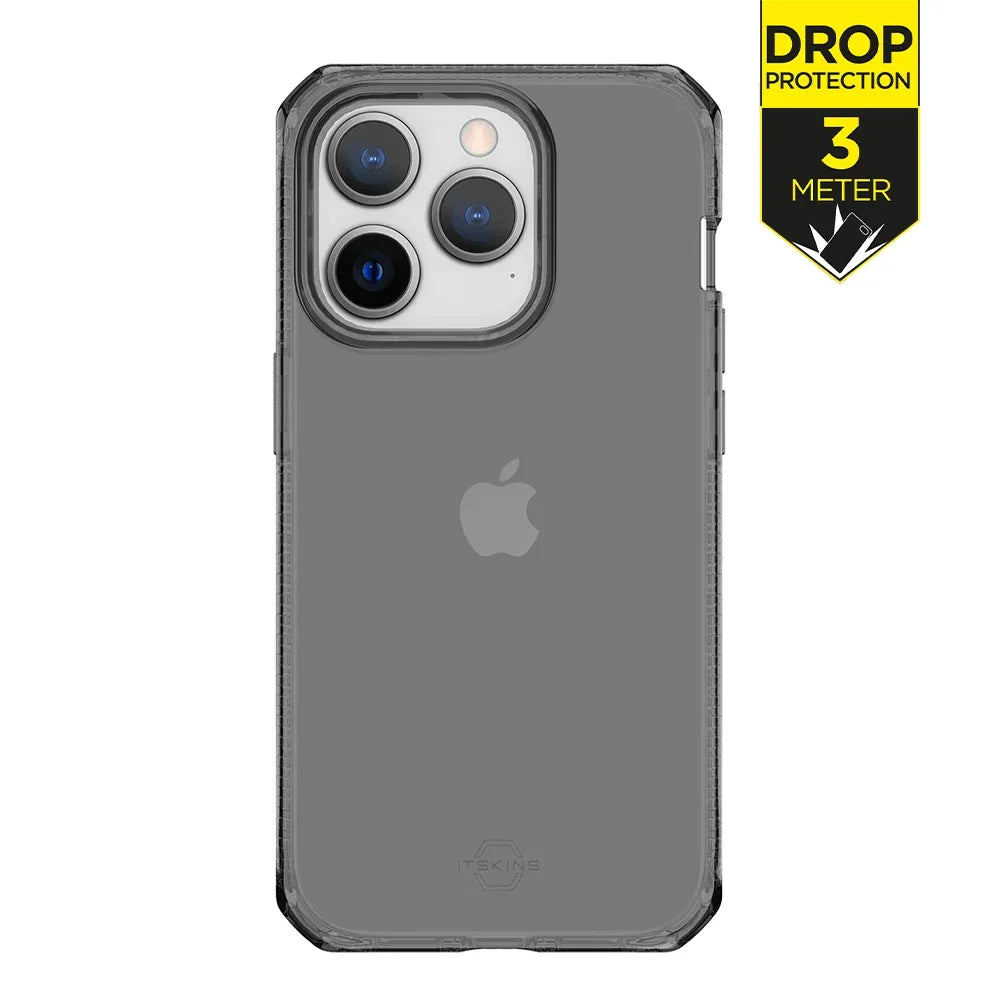 Itskins Level 2 Spectrumclear_R For Apple Iphone 14 Pro Smoke - Essentify