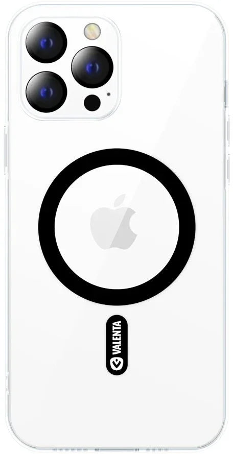 Valenta Tempered Glass Back Cover Magsafe Case Apple Iphone 14 Pro Max Clear - Essentify