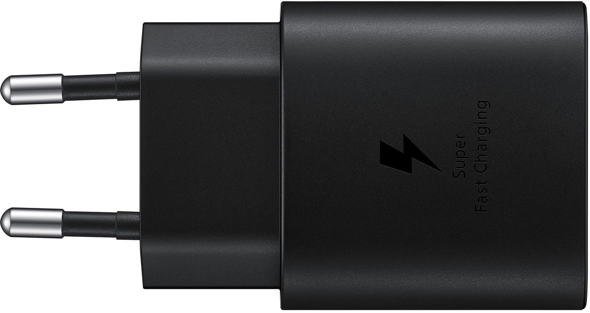 Samsung Super Fast Pd Wall Charger Usb-C Incl. Usb-C Cable 25W Black - Essentify