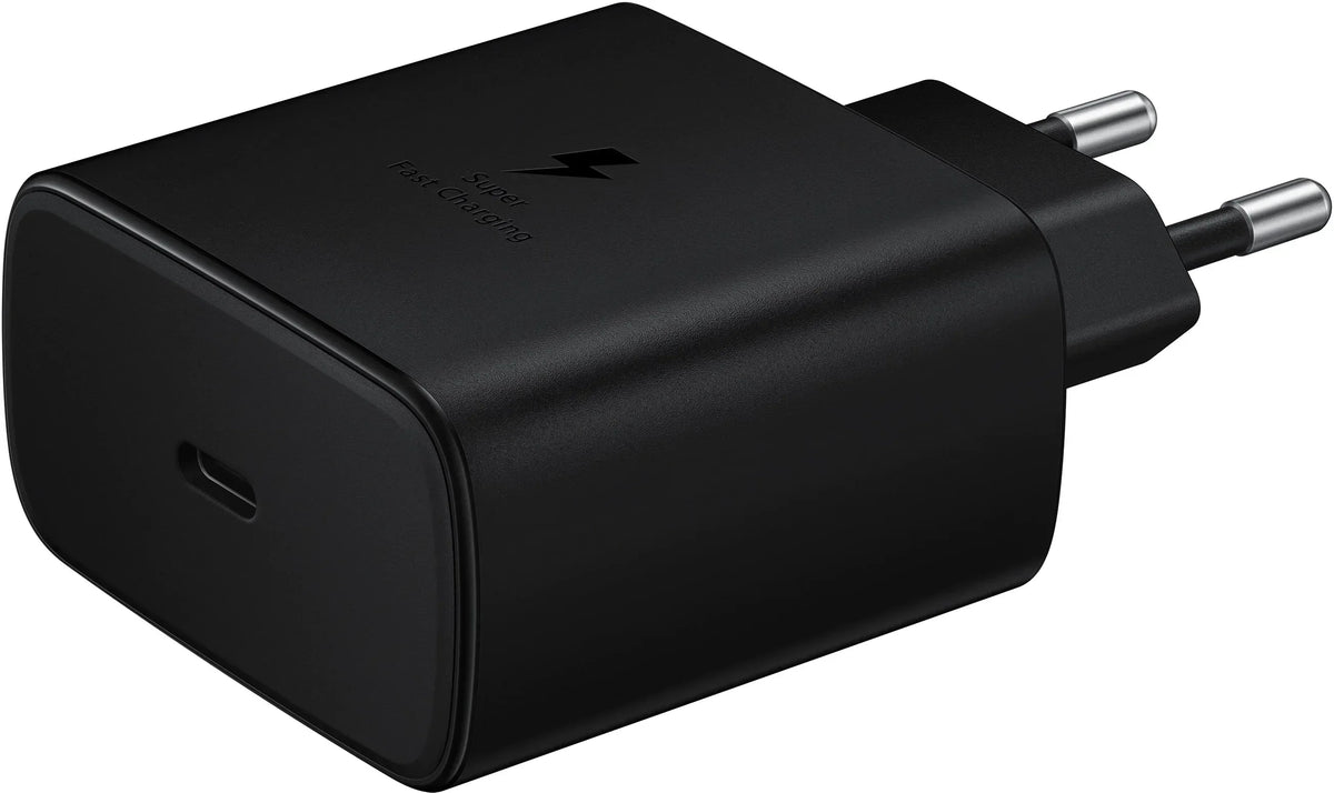 Samsung Fast Pd Wall Charger Usb-C Incl. Usb-C Cable 45W Black - Essentify