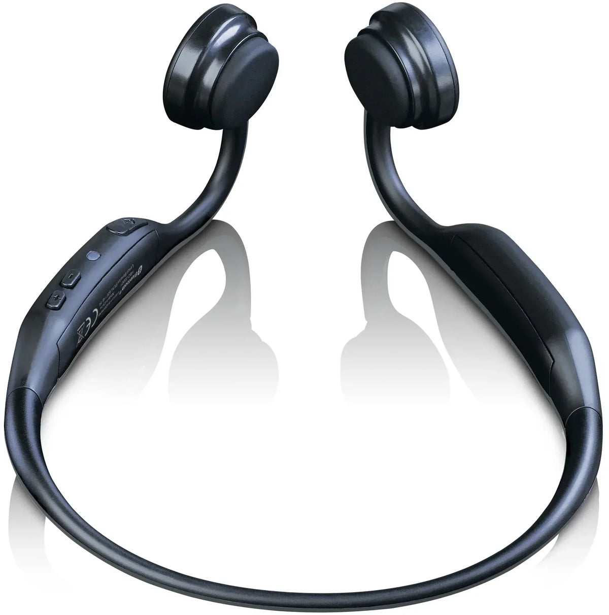 Lenco Bone Conduction Bluetooth Stereo Headset Black - Essentify