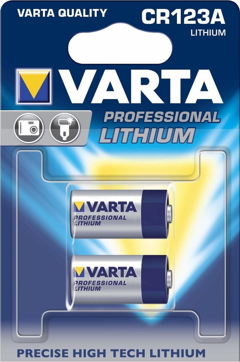 Varta Cr123A Varta Lithium Batterij 3V