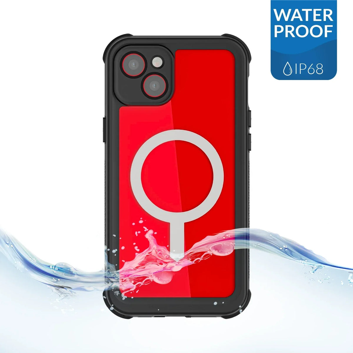 Ghostek Nautical Waterproof Magsafe Case + Belt Swivel Holster Apple Iphone 14 Plus Clear - Essentify