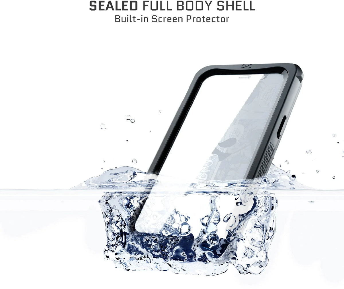 Ghostek Nautical Waterproof Magsafe Case + Belt Swivel Holster Apple Iphone 14 Plus Clear - Essentify