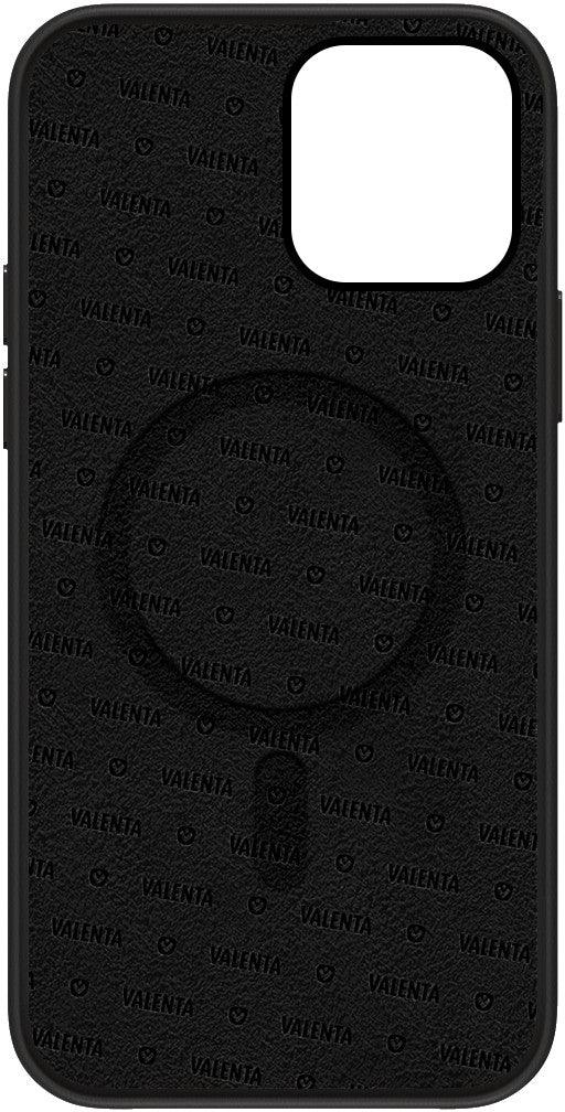 Valenta Leather Back Cover Magsafe Apple Iphone 14 Pro Max Black - Essentify