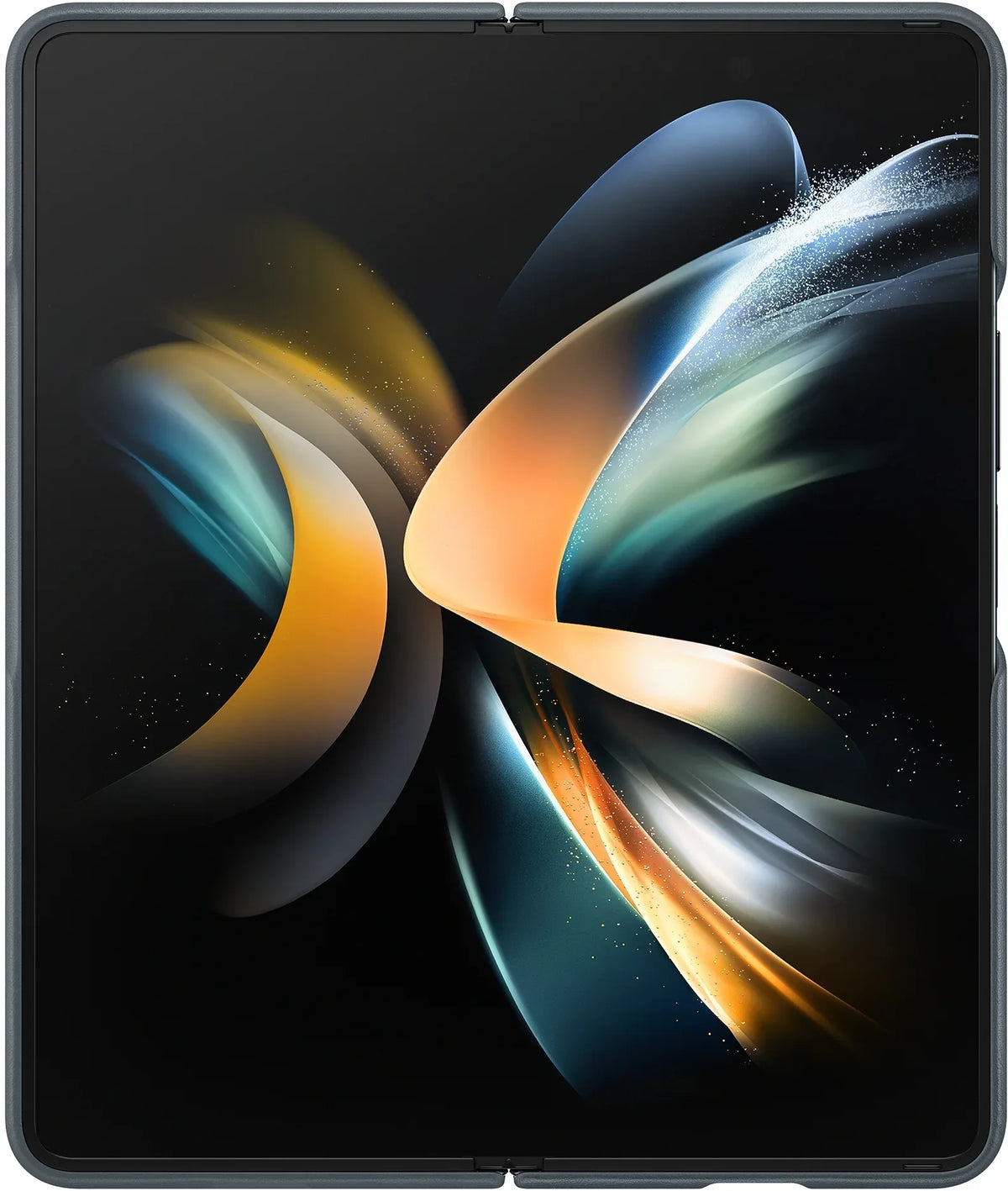 Samsung Leather Cover Galaxy Z Fold4 Greygreen - Essentify