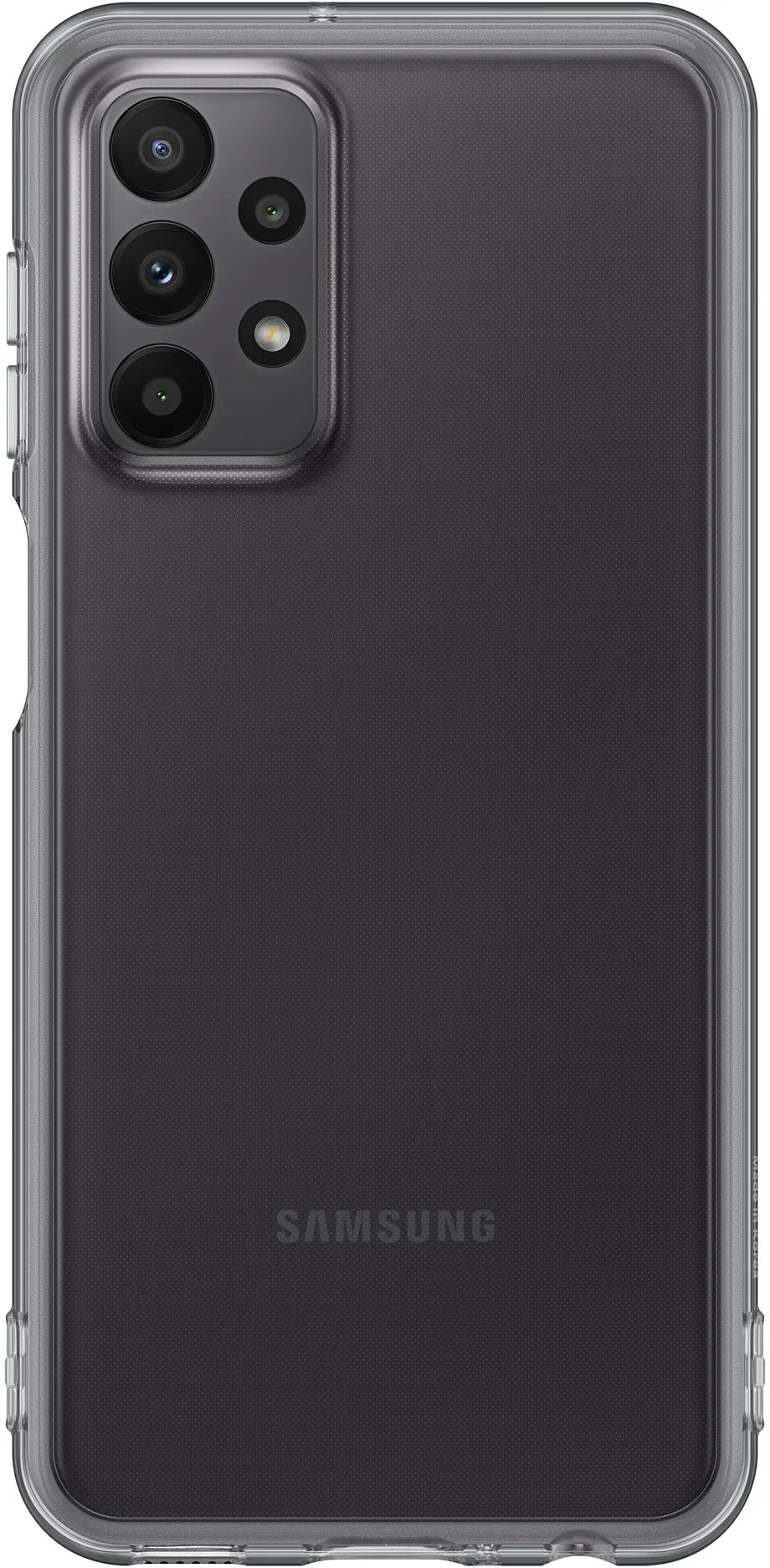 Samsung Soft Clear Cover Galaxy A23 5G Black - Essentify
