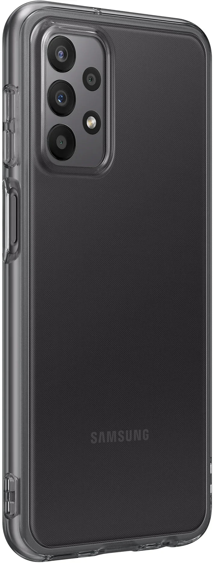 Samsung Soft Clear Cover Galaxy A23 5G Black - Essentify