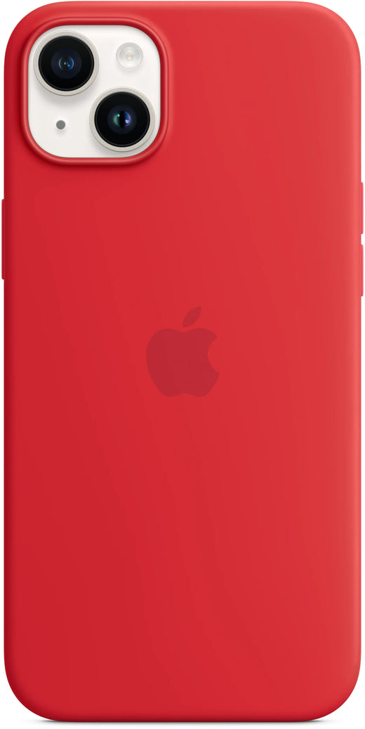 Apple Silicone Case With Magsafe Iphone 14 Plus (Product) Red - Essentify