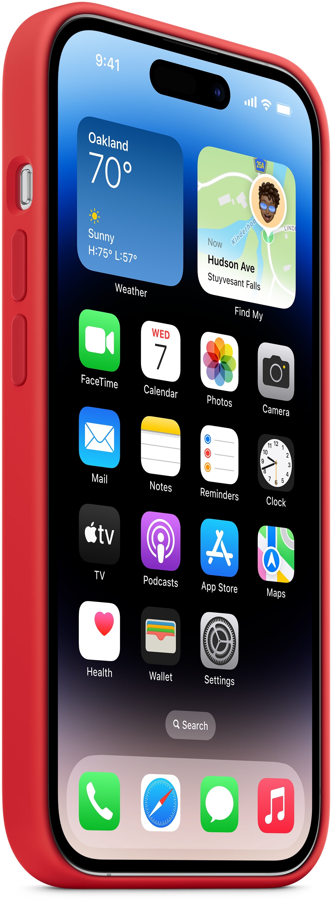 Apple Mptg3Zm/A Apple Silicone Case With Magsafe Iphone 14 Pro (Product) Red