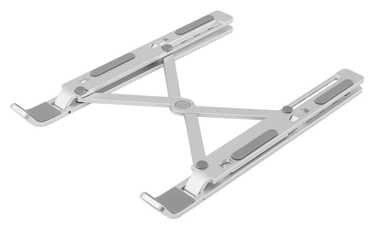 Mobilize Aluminium Laptop Stand Up To 15.6 Inch Silver - Essentify