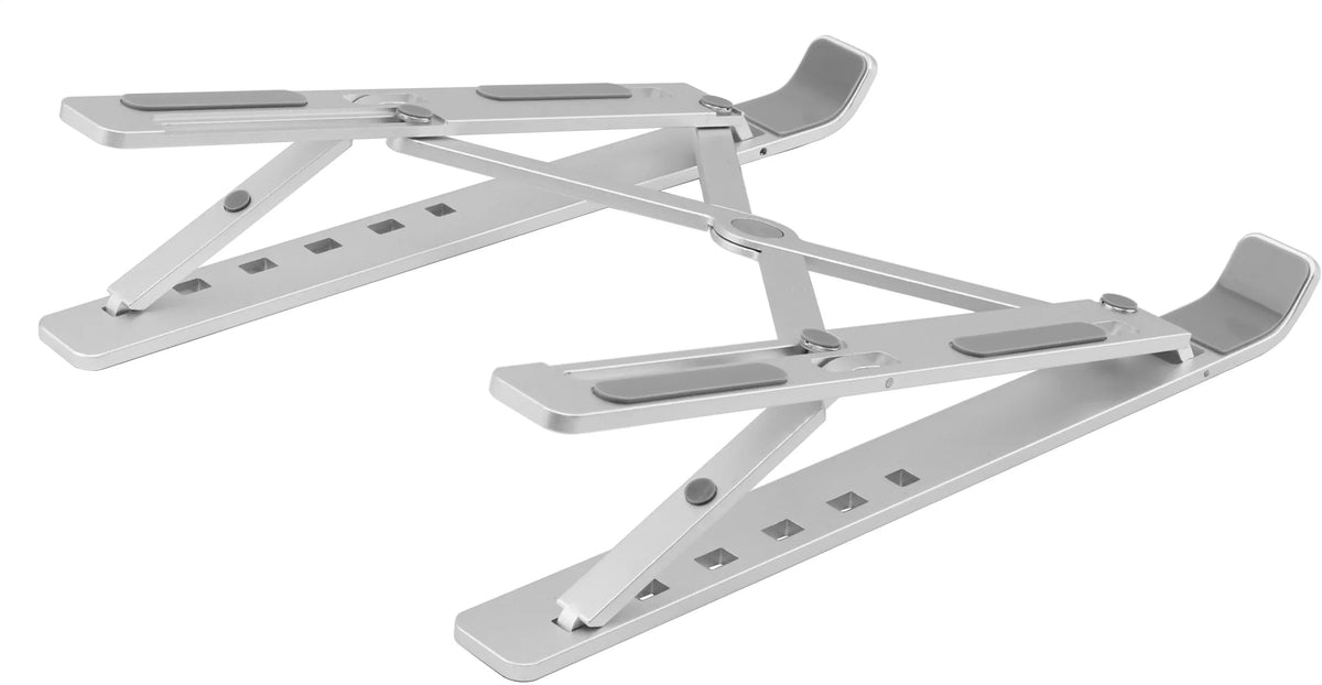 Mobilize Aluminium Laptop Stand Up To 15.6 Inch Silver - Essentify